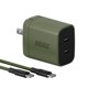 thumbnail image 1 of Cargador de Pared The Ridge 45W Dual USB‑C Oliva Mate, 1 of 7