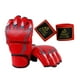 thumbnail image 5 of Guantes De Boxeo De Medio Dedo Guantes MMA Para Saco De Boxeo Muay Thai Artes Marciales Rojo, 5 of 5