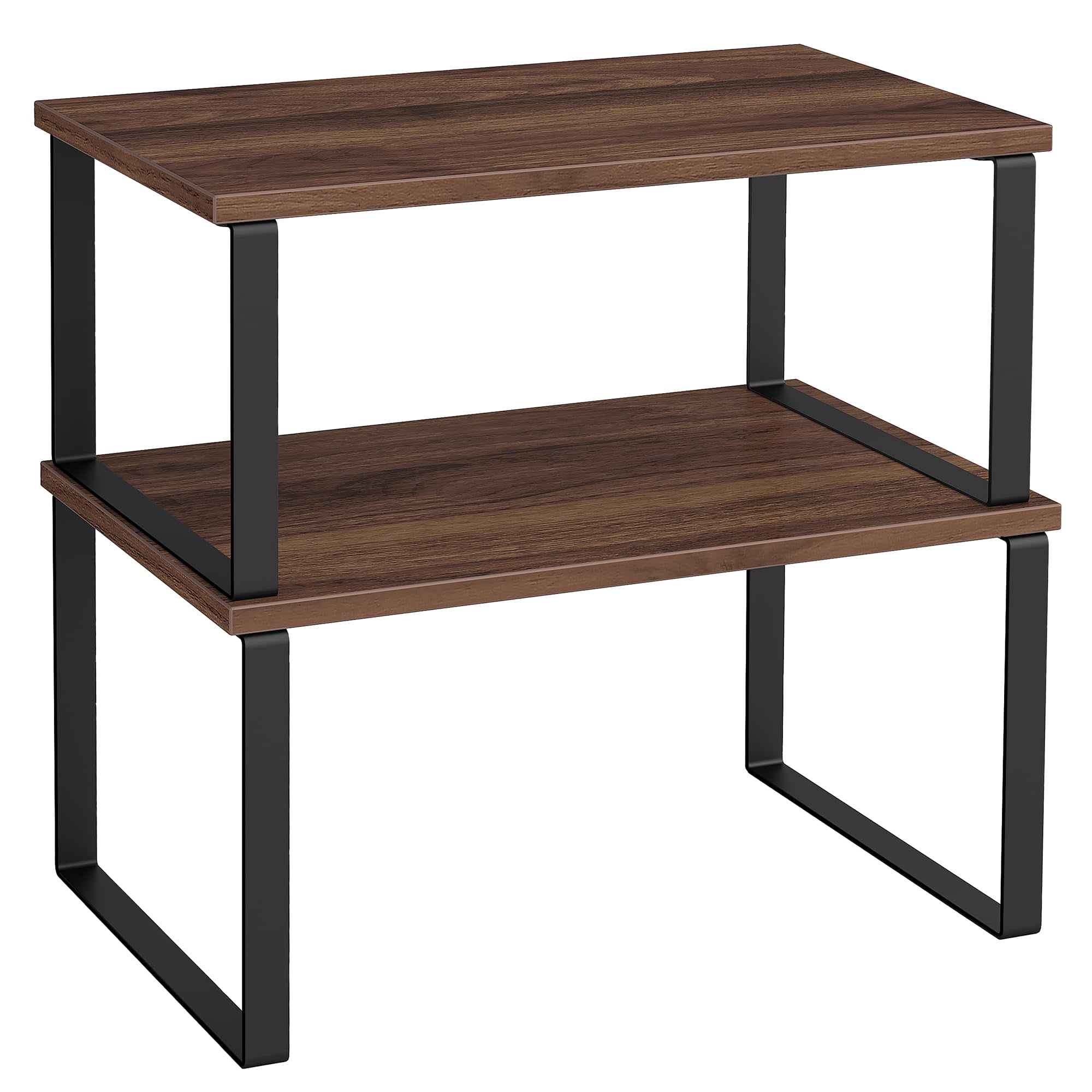 Estante Organizador De Armario Songmics Kitchen, Madera De Nogal Natural
