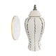 thumbnail image 2 of Florero De Cerámica Arreglo Floral Coleccionable Escritorio Porcelana Ginger Jar M Plata, 2 of 5
