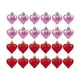 thumbnail image 2 of 24 Piezas De Adornos De Corazón Para El Día De San Valentín, Románticos Para El árbol De Navidad De Compromiso En El Hogar, 2 of 3