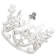thumbnail image 1 of Mini Cake Crown Topper Tiara Para Boda Fiesta De Cumpleaños Pastel Perla, 1 of 3