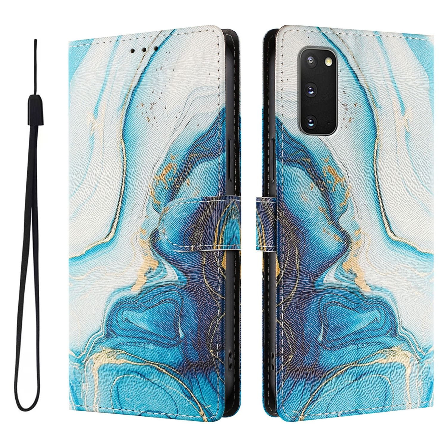 Foxdock Funda Tipo Cartera Para Samsung Galaxy S20 Fe Con Soporte Y Correa – Diseño De Patrones Lindos