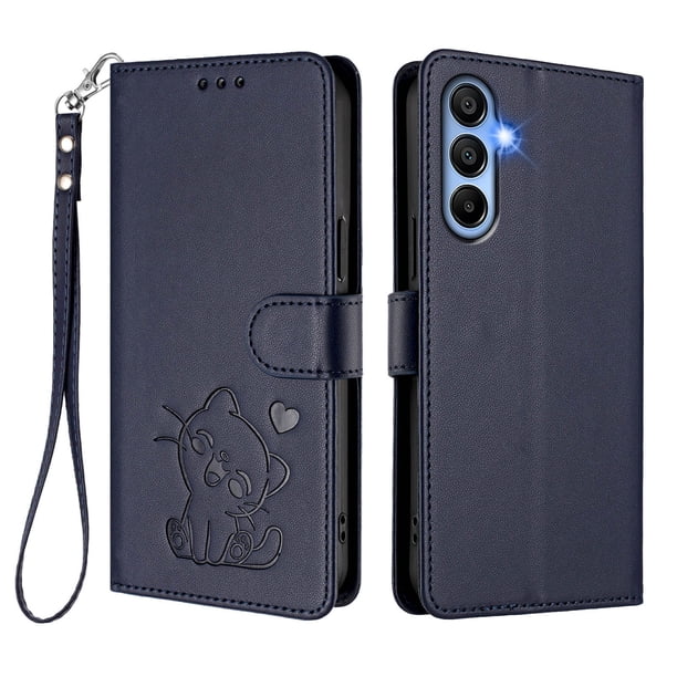 Funda Billetera Magnética para Samsung Galaxy A15, Azul
