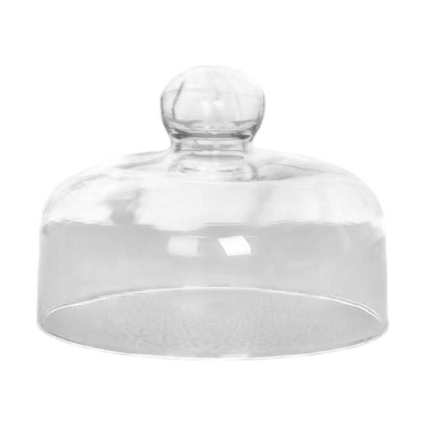 Cubierta de cúpula transparente para tarta, tapa para tarta, cúpula de cristal decorativa para tarta, cubierta de comida para decoración de cumpleaños 175 x 26 cm