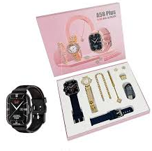 Mundo Shopping - Smart Watch Reloj Y Set 7 En 1De Joyería A58 Plus