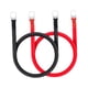 thumbnail image 2 of Cables de batería genéricos AWG de calibre 5, Cables de inversor de energía de batería, Cables de batería para motocicleta Solar, RV, coche, 2 piezas , 50CM, 2 of 5