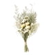 thumbnail image 3 of Ramo Flores Secas Plantas Secas Adorno Flor Decoración Boda Blanco, 3 of 5