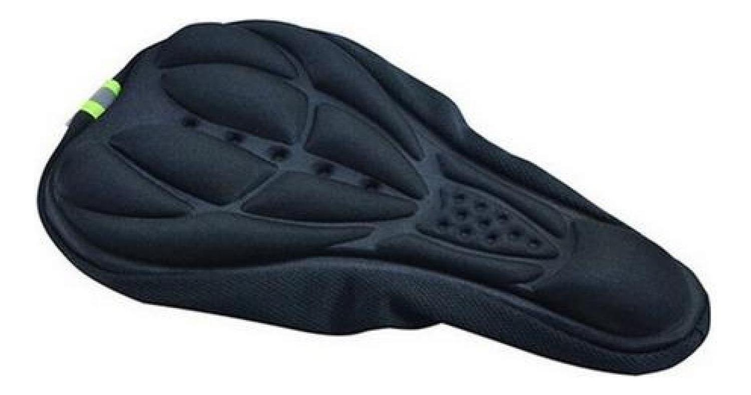 Riderace - Cubre Sillín Gel Ergonómico Bicicleta Negro