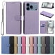 thumbnail image 1 of Cartera Funda para iPhone 18 Pro Carga Inalámbrica, Lila, 1 of 6
