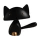 thumbnail image 3 of Escultura De Gato De Mesa Resina Gatito Mascota Estatua Decoración Del Hogar Ornamento Negro S, 3 of 5