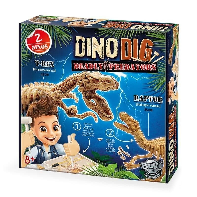 Buki France - Figura Dinosaurio Excava Dino Dig.