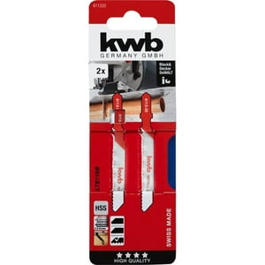 Kwb - Hojas De Sierra Caladora Para Metal Te118B (Diente 2Mm) 2Un.