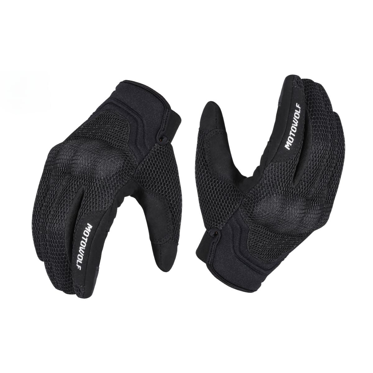 Guantes De Cuero Invierno Para Motociclismo Motowolf 0305b