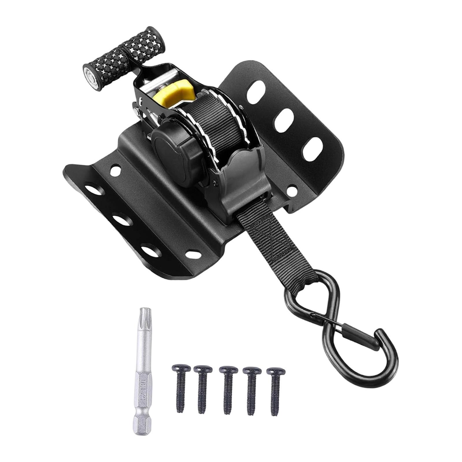 Magideal - Correa De Trinquete Retráctil Automáticamente, Correa Tensora De Trinquete, Ganchos En S Ergonómicos Y Robustos Para Asegurar Furgonetas Y Camiones En