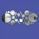 thumbnail image 3 of 24/26pcs, 3D Acrylic Mirror Wall Sticker, Round Mirror, DIY TV Background Room Sticker Wall Decoration, Bedroom Bathroom Wall Decoration, Home Decor, 3 of 3