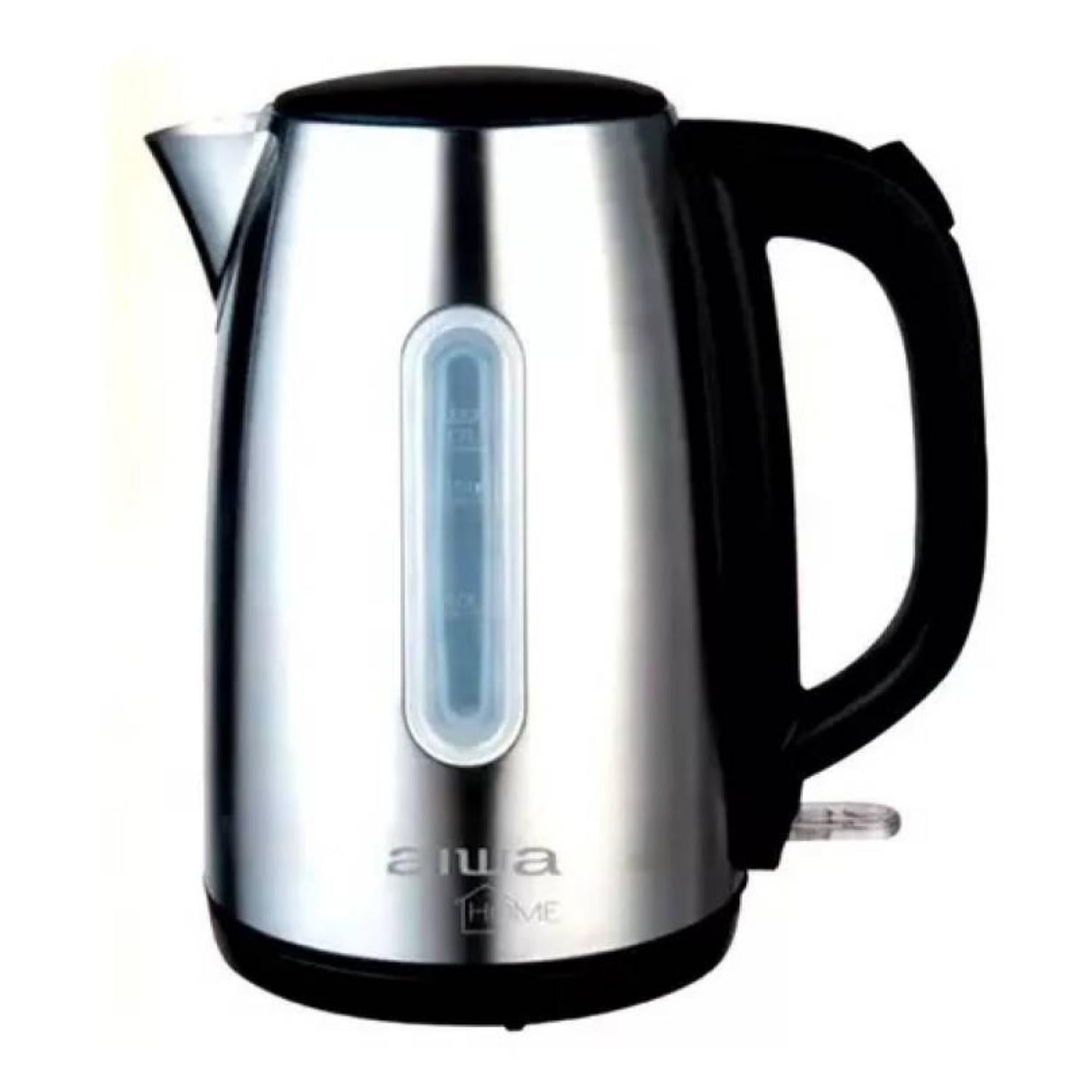 Aiwa - Hervidor Electrico 1700ml 2200w Acero Inoxidable Awjd1402a