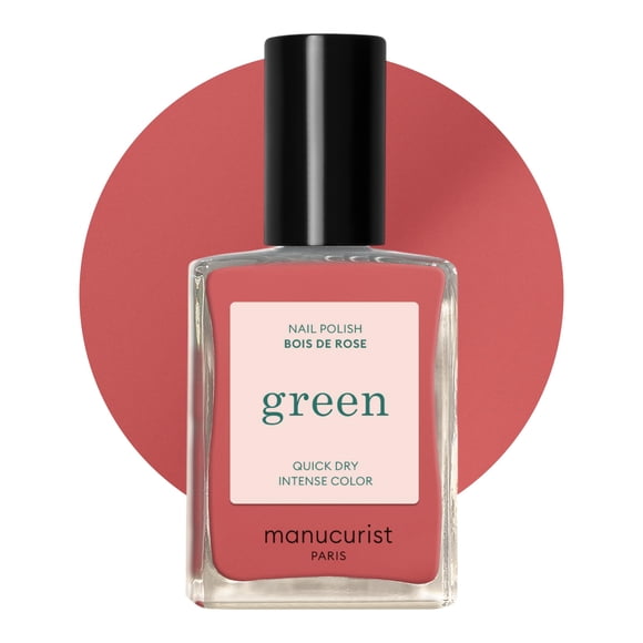 Esmalte de uñas Manucurist Green Bois de Rose, 15 ml, 9 sin gluten, vegano
