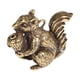 thumbnail image 4 of Estatuilla De Ardilla De Latón, Regalo Artístico, Estatua De Animal Mascota Para Té, Decoración Para El Hogar Y La Oficina, 4 of 5
