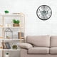 thumbnail image 3 of Reloj Pared Mecanismo Giratorio Estilo Industrial Gris Jhn, 3 of 3