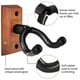 thumbnail image 4 of Soporte de pared para guitarra SNIGJAT de madera negro, gancho de 9 kg, 4 of 8