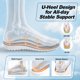 thumbnail image 5 of Plantilla para calzado BOOTMOON 1,5 cm – 3 pares, gris, talla US 7‑9, 5 of 7