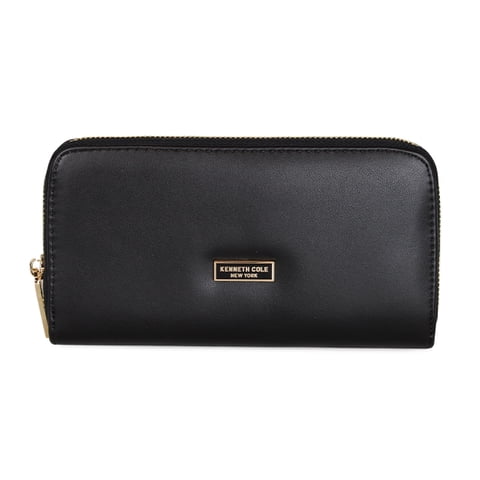 Kenneth Cole - Billetera Goldy Negro