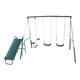 thumbnail image 1 of Columpio Doble + Balancin + Resbalin 289X173X186Cm Gamepower verde Tamano Unico, 1 of 3