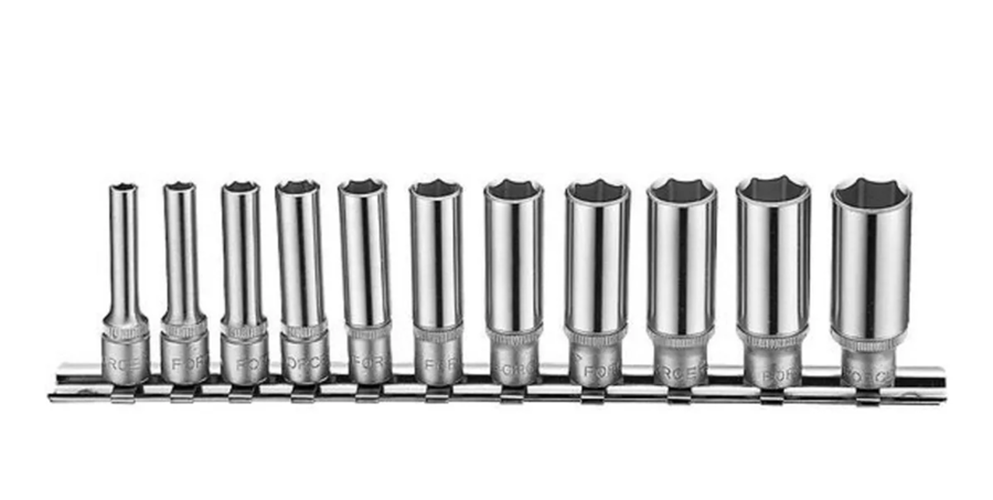 Genérico - Juego Dado 1/4'' 5/32'' - 9/16'' Largo Hex. (21110D-5) Force Color Imagen