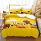 thumbnail image 1 of v2388 Bed Sheets Kawaii Cartoon Animal Pui Pui Molcar Bedding Set Single Twin Full Queen King Size Bed Set Adult Kid Bedroom Duvet cover Sets 3-Piece Bedding Set (1 Duvet Cover + 2 Pillow Shams) Bed S, 1 of 5