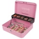 thumbnail image 1 of Caja de efectivo con cierre KYODOLED con bandeja de efectivo de 30 x 24 x 9 cm, color rosa, 1 of 7