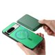 thumbnail image 3 of Funda de Cuero Magnética con Tarjetero para Google Pixel 8 Cubierta Delgada Verde, 3 of 5