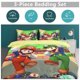 thumbnail image 5 of Mario Print Bedding Set Pattern Duvet Cove Set 3 Pieces 1 Quilt Cover And 2 Pillowcases for Women Men Teens, 5 of 5
