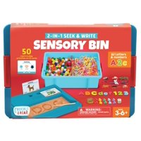 Papelera Sensory Bin Chuckle & Roar Tactile Learning Para Niños Pequeños Con Almacenamiento