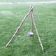 thumbnail image 2 of Experience the Ultimate Outdoor Cooking with our Silver Stainless Steel Picnic Tripod Board - Perfect for Camping and Barbecue Enthusiasts!, 2 of 5