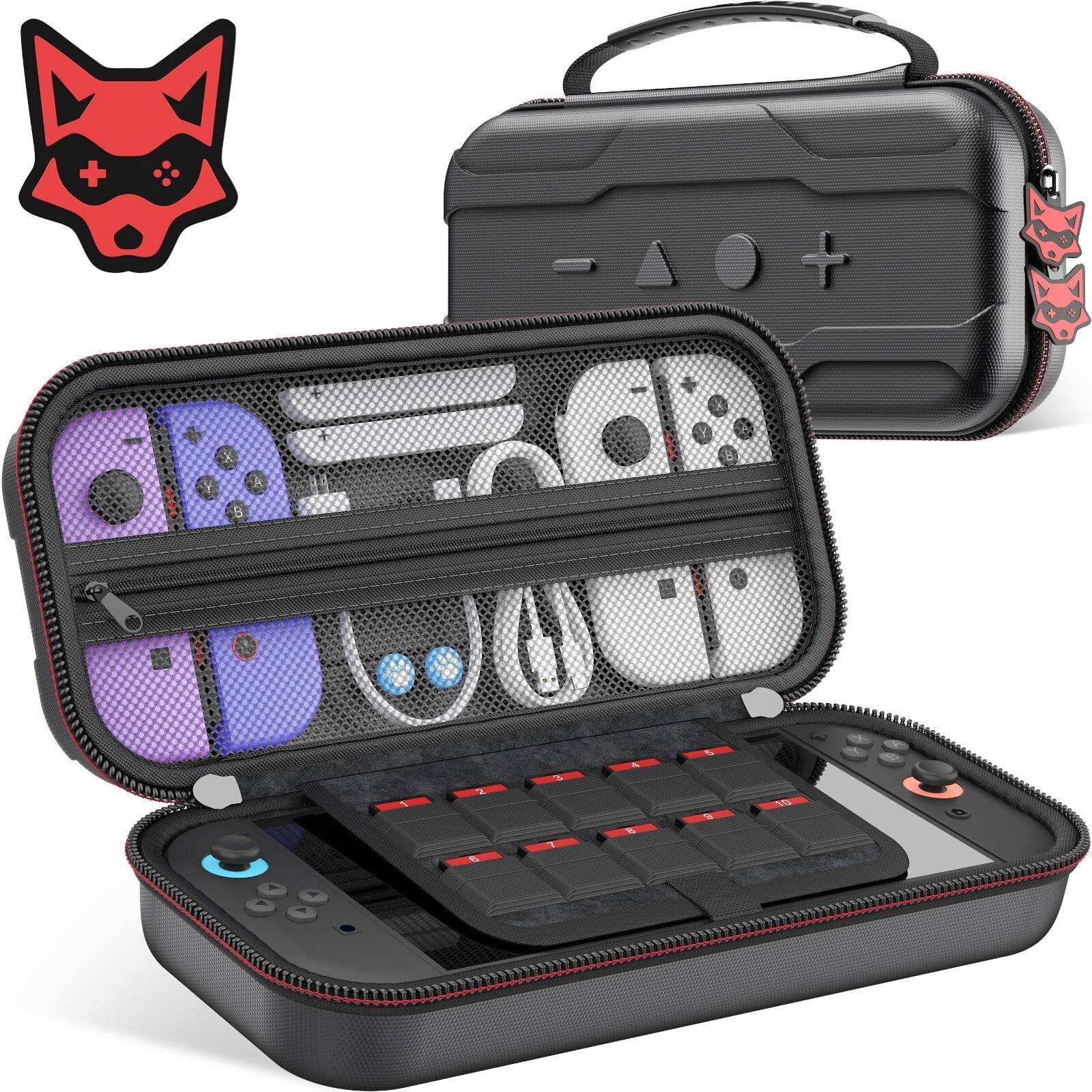 Genérico - Funda De Transporte Para Nintendo Switch 2/switch Oled/switch, Bolsa Rígida Protectora De Eva Para Viajes