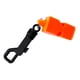 thumbnail image 1 of scuba diving silbido de supervivencia de buceo con clip naranja, 1 of 3