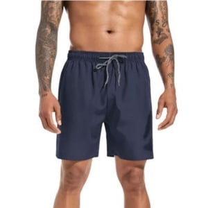 Likeshop - Traje De Baño Hombre Forro Malla Colores Liso 1213