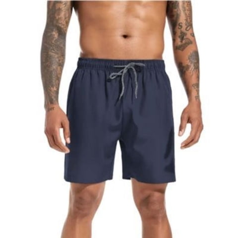 Likeshop - Traje De Baño Hombre Forro Malla Colores Liso 1213