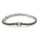 thumbnail image 3 of Pulsera de Diamante de 4 Mm Moissanite Tennis Bracelets para Mujer Color D Claridad VVS1 Pulsera de Moissanita de Plata Esterlina S925 con Certificado, 3 of 9