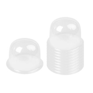 Magideal - Estante De Exhibición Para Sombreros De Béisbol, 10 Piezas, Inserto De Forro Para Sombrero, Pantalla Portátil En Forma De Cúpula, Soporte Transparente