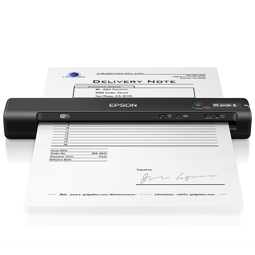 Epson - Escáner Portátil Con Bateria Workforce Es-60 Wifi