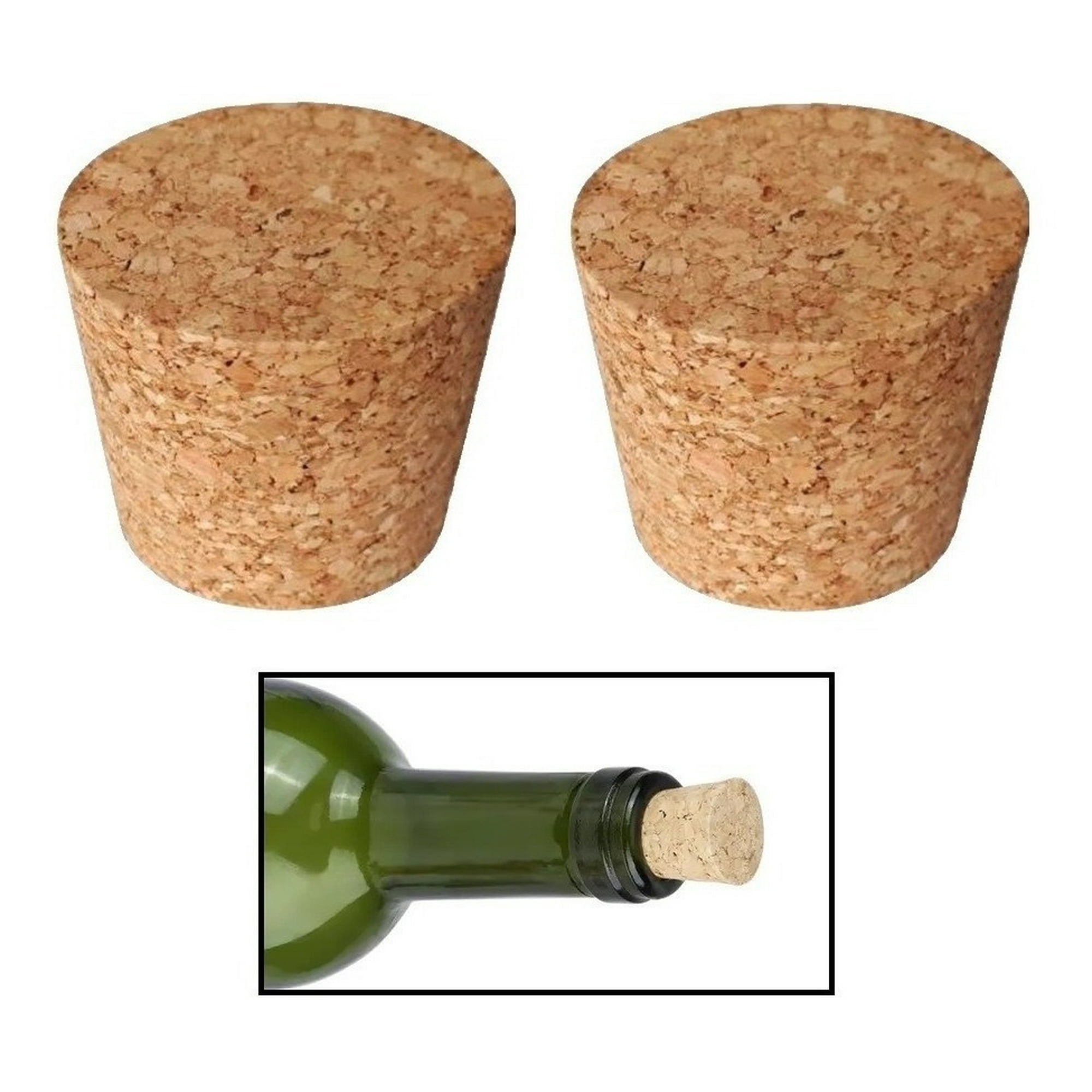Genérico - Pack X2 Corcho Para Botellas De Vino Corcho Tapon De Vino