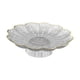 thumbnail image 3 of Frutero Con Pedestal, Vajilla, Cesta De Frutas Portátil Para Dulces, Aperitivos, Cupcakes, Base Blanca Y Plateada., 3 of 5