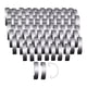 thumbnail image 2 of 100 Ganchos De Acero Para Puertas De Jaulas De Pollos, Patos, Aves, Palomas Y Conejos (40 Mm), 2 of 5