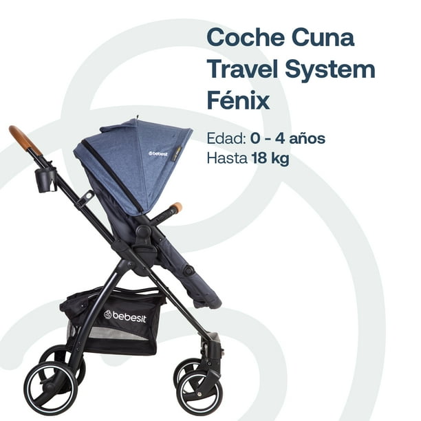 Coche Travel System Fénix Azul | Lider