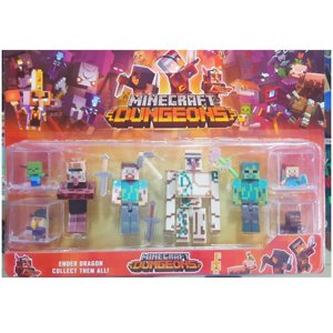Juguete Figuras Minecraft Dungeons 8 Piezas