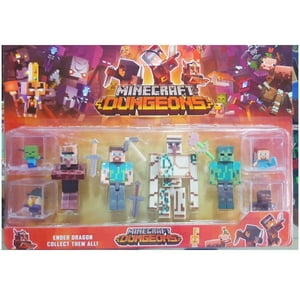 Juguete Figuras Minecraft Dungeons 8 Piezas