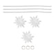 thumbnail image 1 of Adorno Colgante Transparente Para Corona Navideña 3 Uds, 1 of 3
