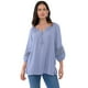 thumbnail image 1 of Blusa Mujer Manga 3/4 Celeste Corona, 1 of 5